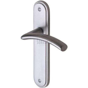 Tosca Lever on a Backplate in Satin Chrome Tosca Lever on a Backplate in Satin Chrome