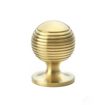 Alexander and Wilks Caesar Cupboard Knob on Round Rose - AW832-SBPVD