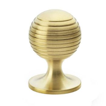 Alexander and Wilks Caesar Cupboard Knob on Round Rose - AW832-SBPVD