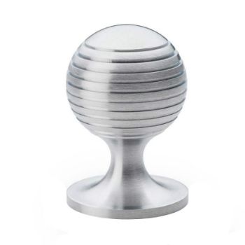 Alexander and Wilks Caesar Cupboard Knob on Round Rose - AW832-SC