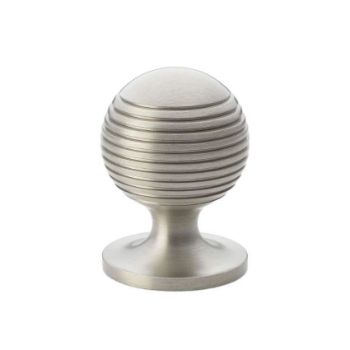 Alexander and Wilks Caesar Cupboard Knob on Round Rose - AW832-SN 