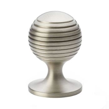 Alexander and Wilks Caesar Cupboard Knob on Round Rose - AW832-SN 