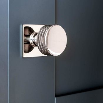 Alexander and Wilks Lucia Knurled Cupboard Knob - AW807K-PN