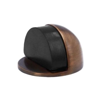 Alexander and Wilks Shield Floor Mounted Door Stop - AW631AB  Alexander and Wilks Shield Floor Mounted Door Stop - AW631AB