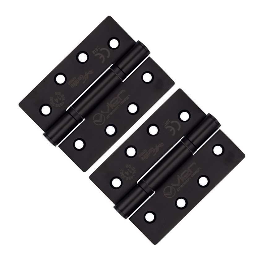 4" (102mm) Grade 14 Matt Black Stainless Steel High Performance Hinges - VHP243-PCB