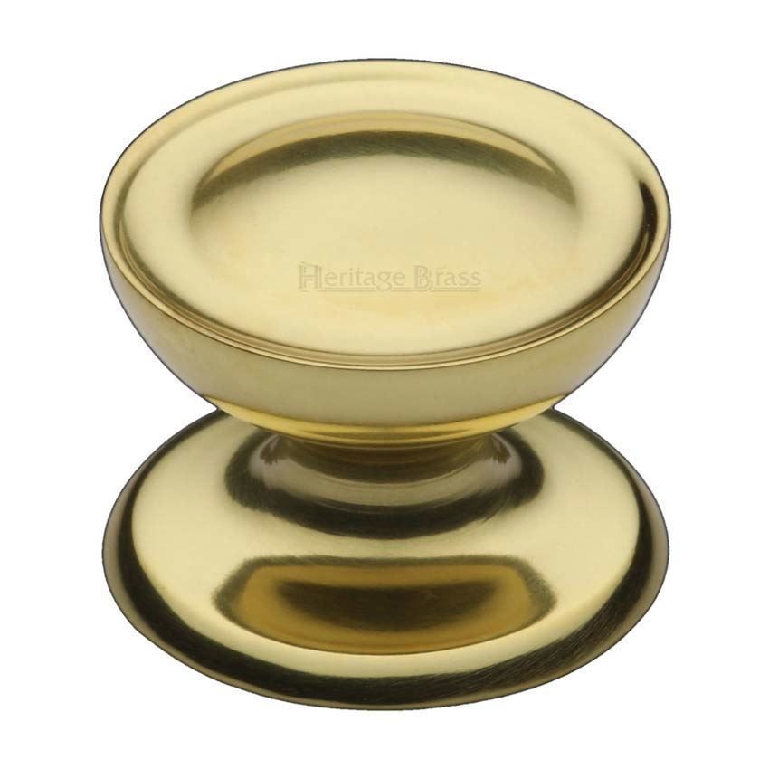 Surrey Cabinet Knob in Polished Brass - C4386-PB 