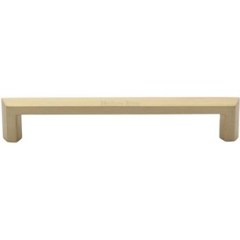 Hex Profile Cabinet Pull Handle in Satin Brass - C4473-SB 