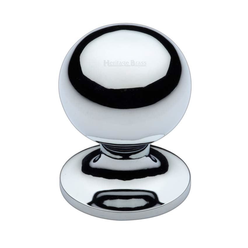 Ball Cabinet Knob in Polished Chrome - C8321-PC 