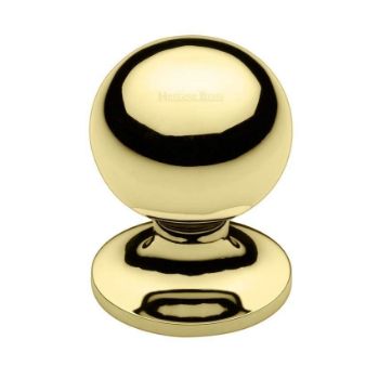 Ball Cabinet Knob in Polished Brass - C8321-PB Ball Cabinet Knob in Polished Brass - C8321-PB