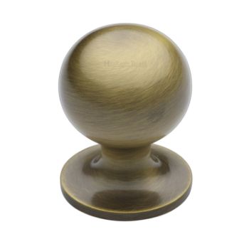 Ball Cabinet Knob in Antique Brass - C8321-AT  Ball Cabinet Knob in Antique Brass - C8321-AT