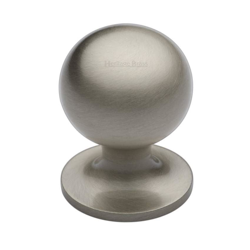 Ball Cabinet Knob in Satin Nickel - C8321-SN