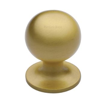 Ball Cabinet Knob in Satin Brass - C8321-SB Ball Cabinet Knob in Satin Brass - C8321-SB