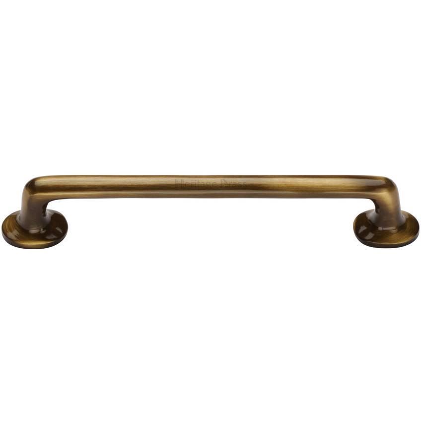 Curved Pull Handle in Antique Brass- C0376-AT 