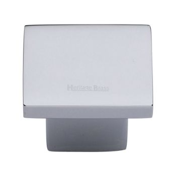 Classic Square Cabinet Knob in Polished Chrome - C1254-PC  Classic Square Cabinet Knob in Polished Chrome - C1254-PC