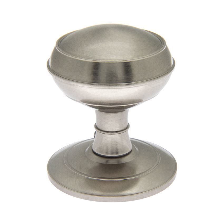 Jedo Coronet Mortice Knob- Satin Nickel- JV66SN