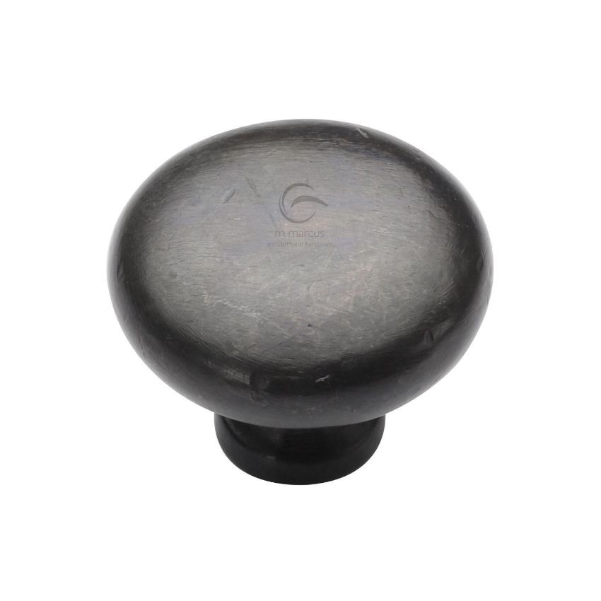 Rustic Dark Bronze Round Cabinet Knob - RDB117