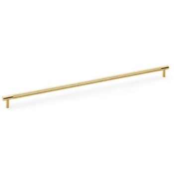 Alexander and Wilks Brunel Knurled T-Bar Handle in Satin Brass Finish AW810-SBPVD