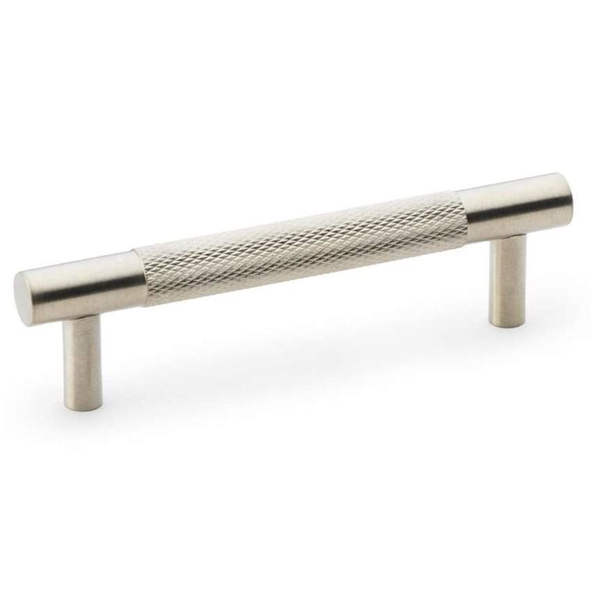 Alexander and Wilks Brunel Knurled T-Bar Handle in Satin Nickel PVD Finish AW810-SNPVD