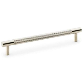 Alexander and Wilks Brunel Knurled T-Bar Handle in Satin Nickel PVD Finish AW810-SNPVD 