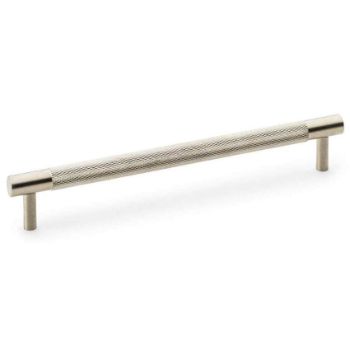 Alexander and Wilks Brunel Knurled T-Bar Handle in Satin Nickel PVD Finish AW810-SNPVD