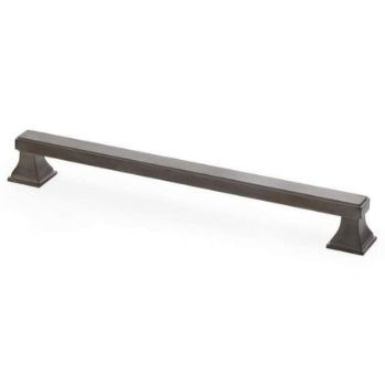 Alexander and Wilks Jesper Square Cabinet Pull Handle - Dark Graphite Grey - AW813-BLPVD