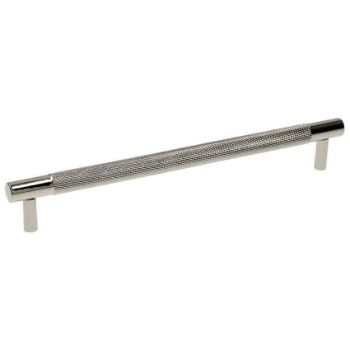 Alexander and Wilks Brunel Knurled T-Bar Handle in Polished Nickel PVD Finish AW810-PNPVD 