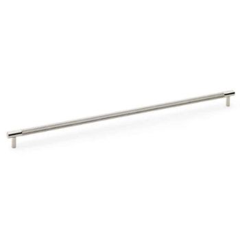 Alexander and Wilks Brunel Knurled T-Bar Handle in Polished Nickel PVD Finish AW810-PNPVD