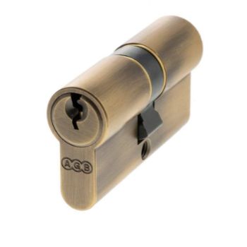 AGB Euro Profile 5 Pin Double KTD Cylinder - Matt Antique Brass AGB Euro Profile 5 Pin Double KTD Cylinder - Matt Antique Brass