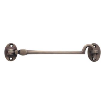 Silent Pattern Cabin Hook in Antique Brass - F776-AB 
