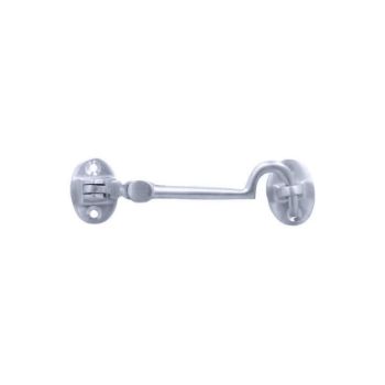 Silent Pattern Cabin Hook in Satin Chrome - F776-SC 