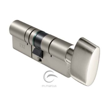 3 Star High Security Cylinder Thumb Turn & Release in Satin Nickel - IS82F66-9 