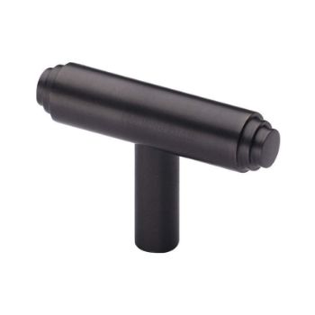 Stepped T-Bar Cabinet Knob in Matt Bronze - C4445-MB  Stepped T-Bar Cabinet Knob in Matt Bronze - C4445-MB
