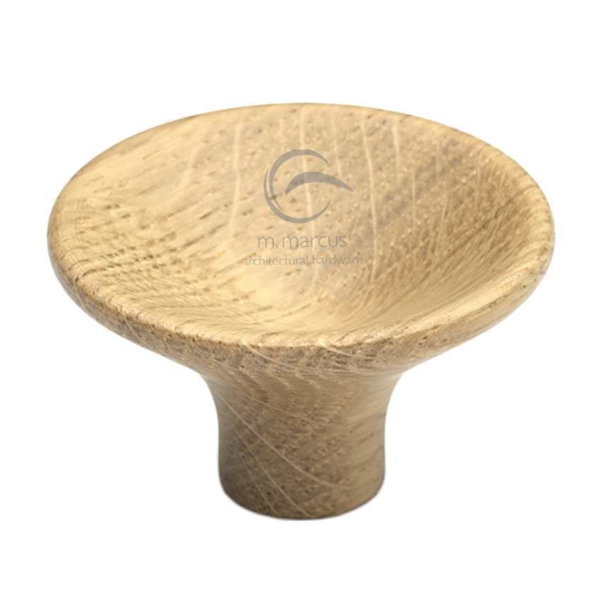 Trumpet Cabinet Knob - W4491-38-OAK 