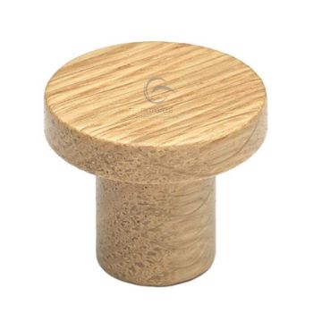 Round Circum Cabinet Knob - W4470-OAK