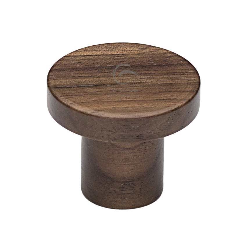 Round Circum Cabinet Knob - W4470-WAL 