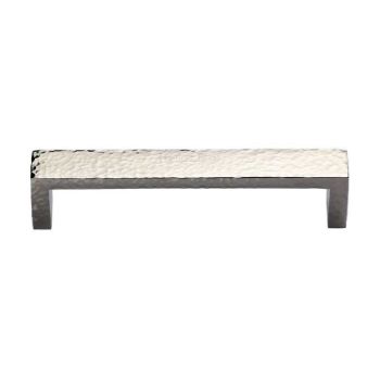 Hammered Wide Metro Cabinet Pull Handle in Polished Nickel - C4525-PNF Hammered Wide Metro Cabinet Pull Handle in Polished Nickel - C4525-PNF