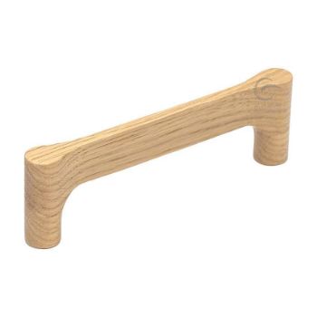 Solid Oak Gio Cabinet Pull Handle - W7827-OAK Solid Oak Gio Cabinet Pull Handle - W7827-OAK