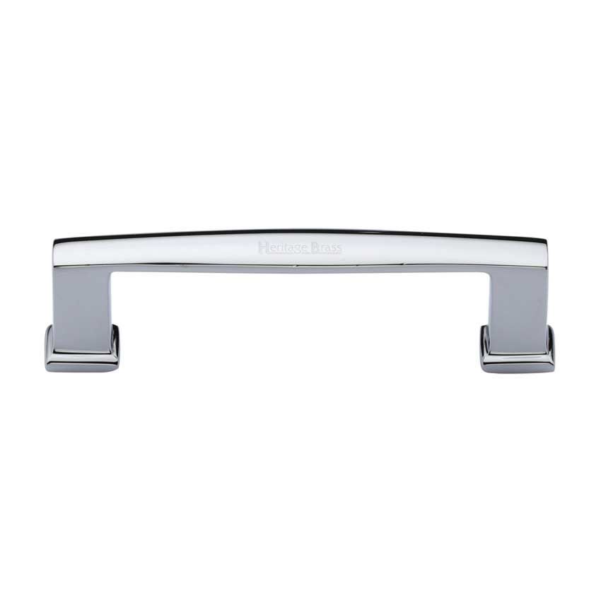 Vintage Cabinet Pull Handle in Polished Chrome - C4384-PC