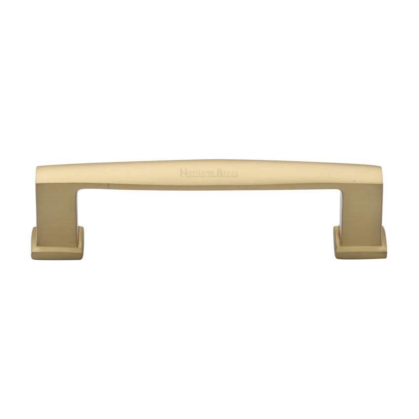 Vintage Cabinet Pull Handle in Satin Brass - C4384-SB