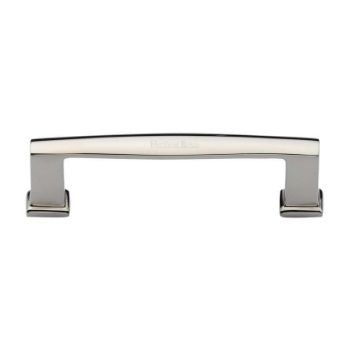 Vintage Cabinet Pull Handle in Polished Nickel - C4384-PNF 