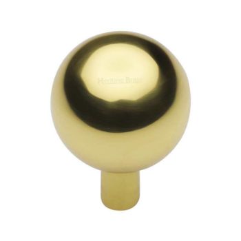 Sphere Cabinet Knob in Polished Brass - C8323-PB Sphere Cabinet Knob in Polished Brass - C8323-PB