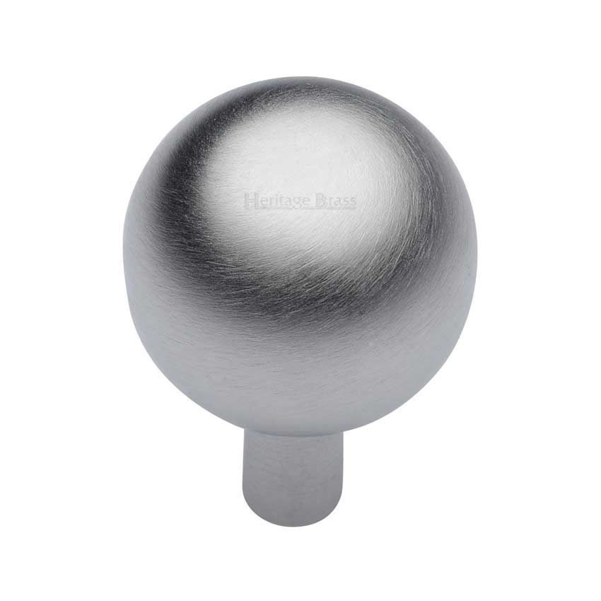 Sphere Cabinet Knob in Satin Chrome - C8323-SC