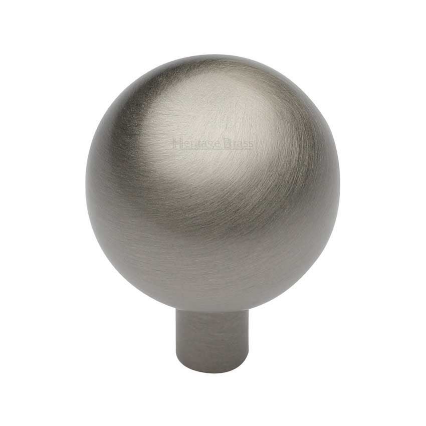 Sphere Cabinet Knob in Satin Nickel - C8323-SN