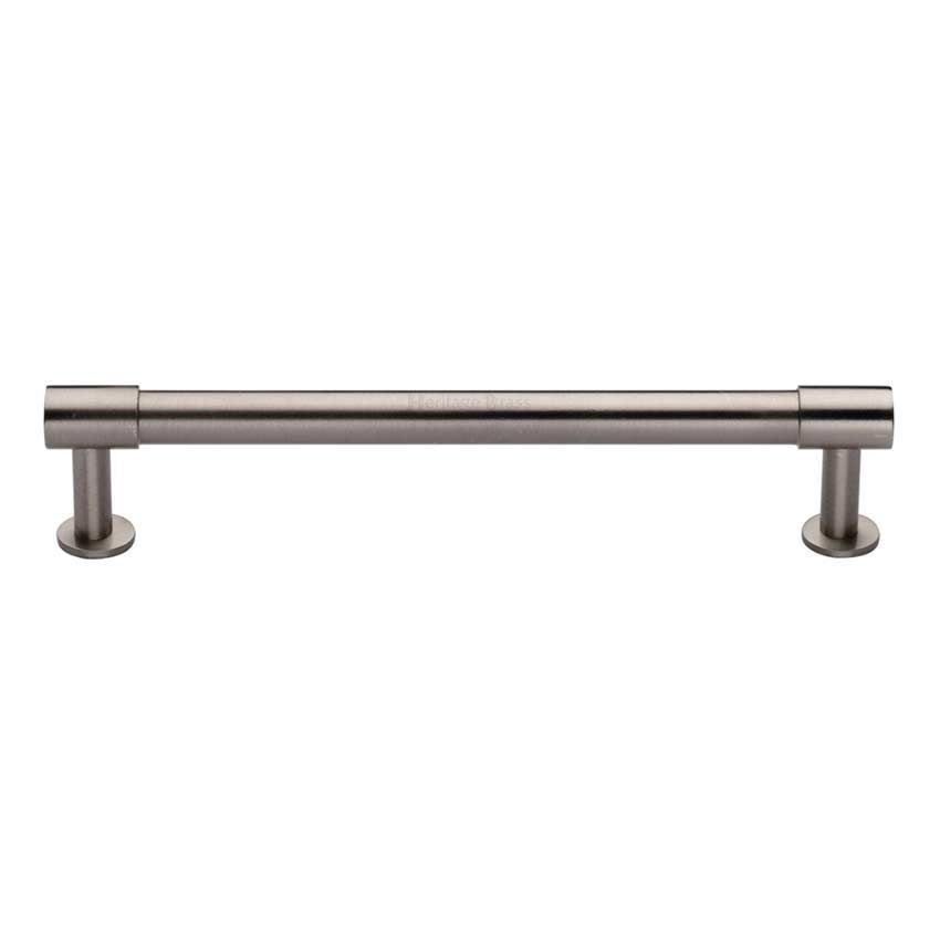 Phoenix Cabinet Pull Handle on a Rose in Satin Nickel - V4435-SN