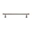 Contour Cabinet Pull Handle on a Rose in Polished Nickel Finish - V4447-PNF  Contour Cabinet Pull Handle on a Rose in Polished Nickel Finish - V4447-PNF