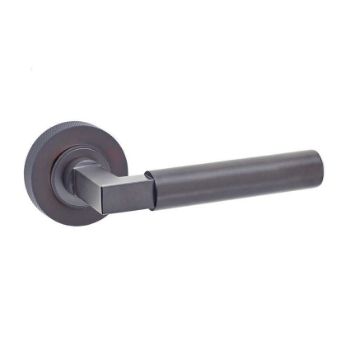 Westminster Lever on a Rose - Dark Bronze - BUR30DB