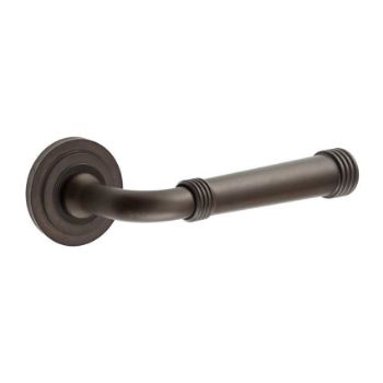 Highgate Lever on a Rose - Dark Bronze - BUR35DB