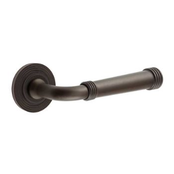 Highgate Lever on a Rose - Dark Bronze - BUR35DB