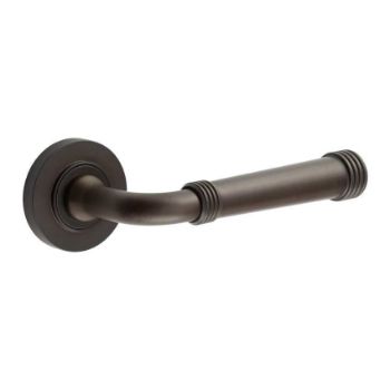 Highgate Lever on a Rose - Dark Bronze - BUR35DB