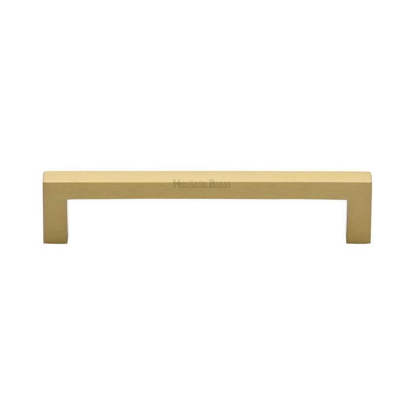 City Design Cabinet Handle in Satin Brass Finish - C0339-SB 